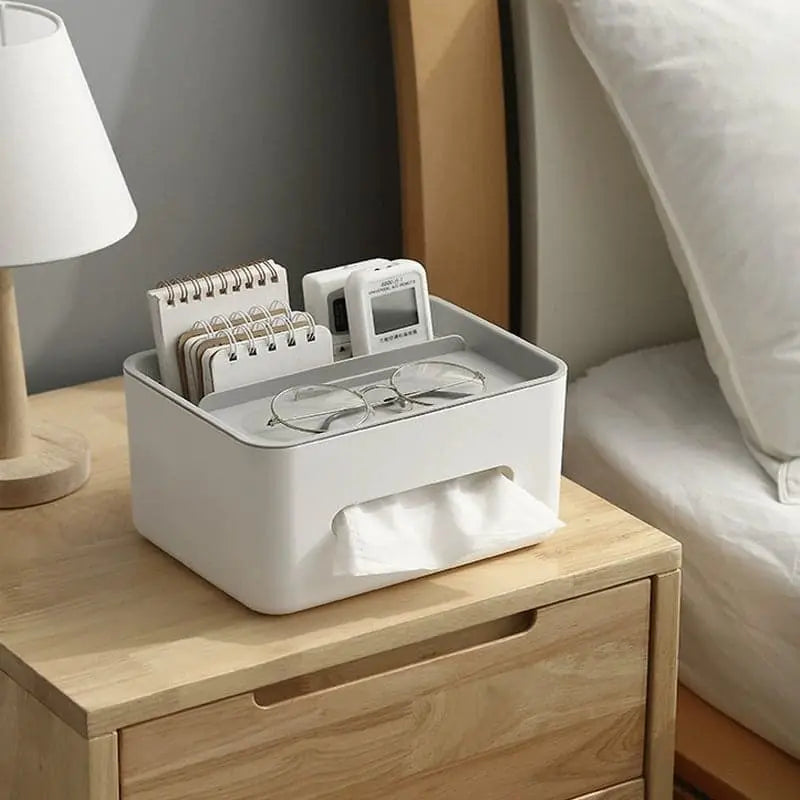 Avtoit | Durable Multifunctional Tissue Box with Storage Compartments