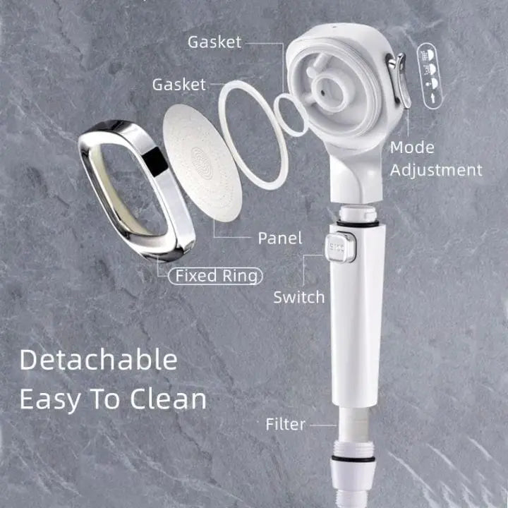 Avtoit | Handheld shower with 4 spray modes & stop button – High pressure