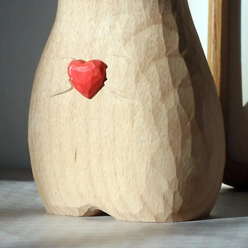 Avtoit | Handmade cat vase made of wood – Unique & Eco-friendly decor