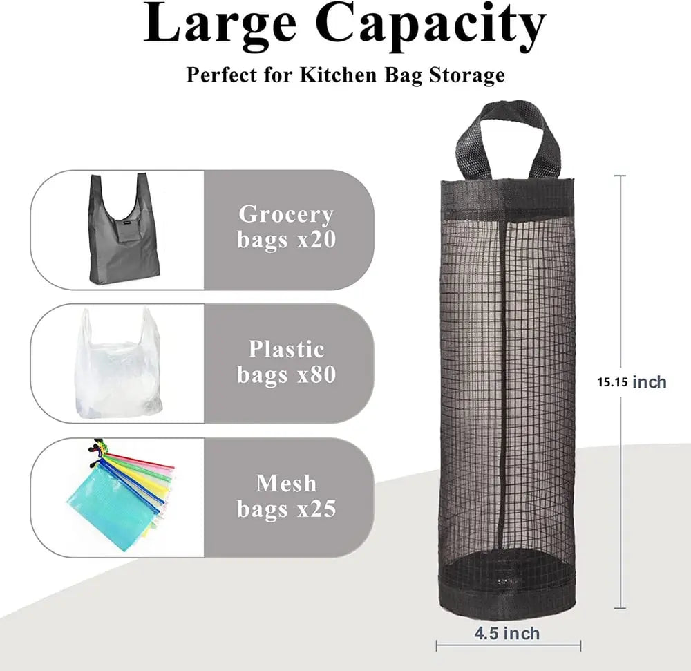 Avtoit | Hanging Mesh Organizer for Bags – Neatly Store Plastic Bags
