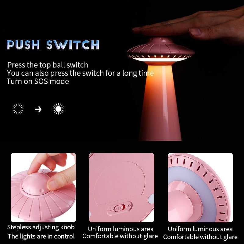Avtoit | UFO Inspired Rechargeable LED Desk Lamp
