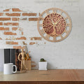 Avtoit | WoodArt | Rustic wall clock made of wood in vintage style