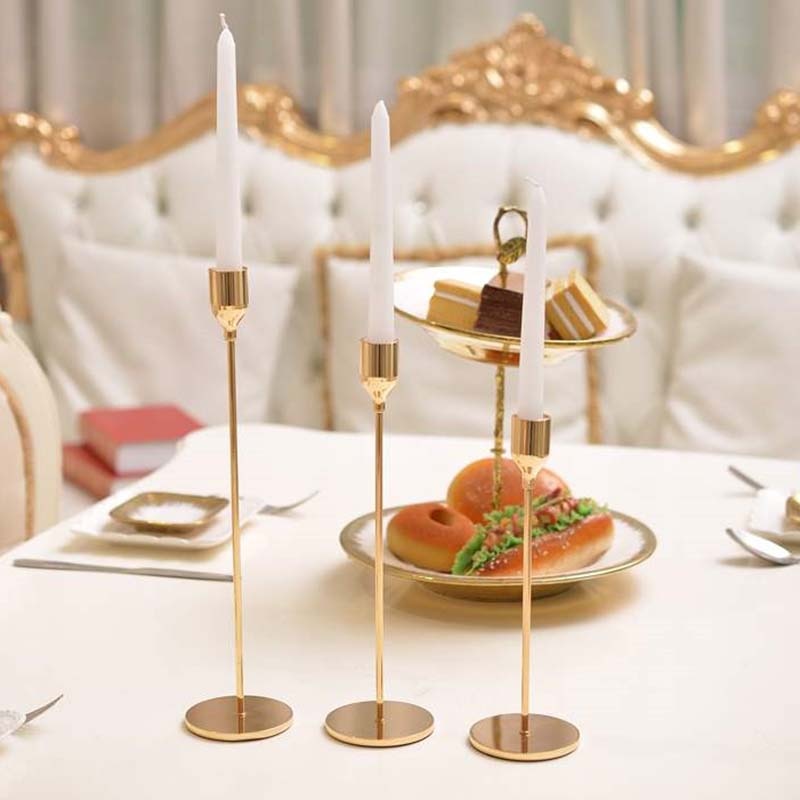 Avtoit | 3-piece set metal candle holder