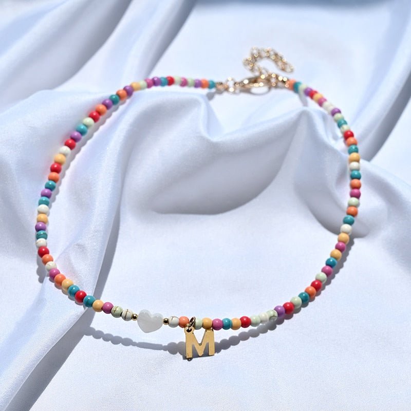 Avtoit | Pearl Necklace with Letter Pendant