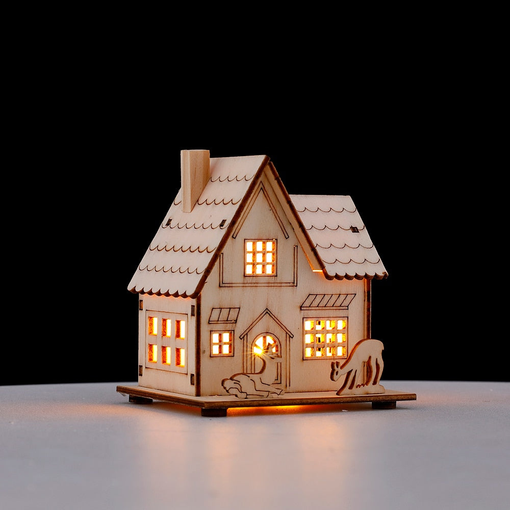 Avtoit | DIY Wooden Hanging House Decor Glowing Lamp