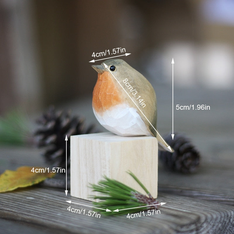 Avtoit | NordicFeathers - Elegant Wooden Bird Figurines