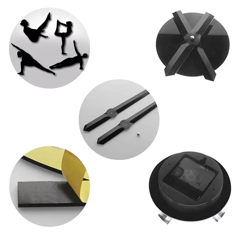 Avtoit | Pilates Poses DIY Wall Clock