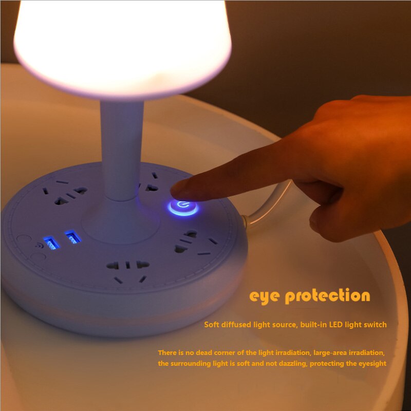 Avtoit | Multi Power Strip Phone Holder Table Lamp