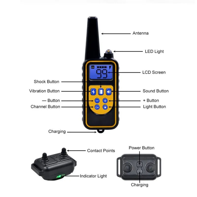 Avtoit | Adjustable Electric Dog Training E-Collar – Safe, Effective Remote Control