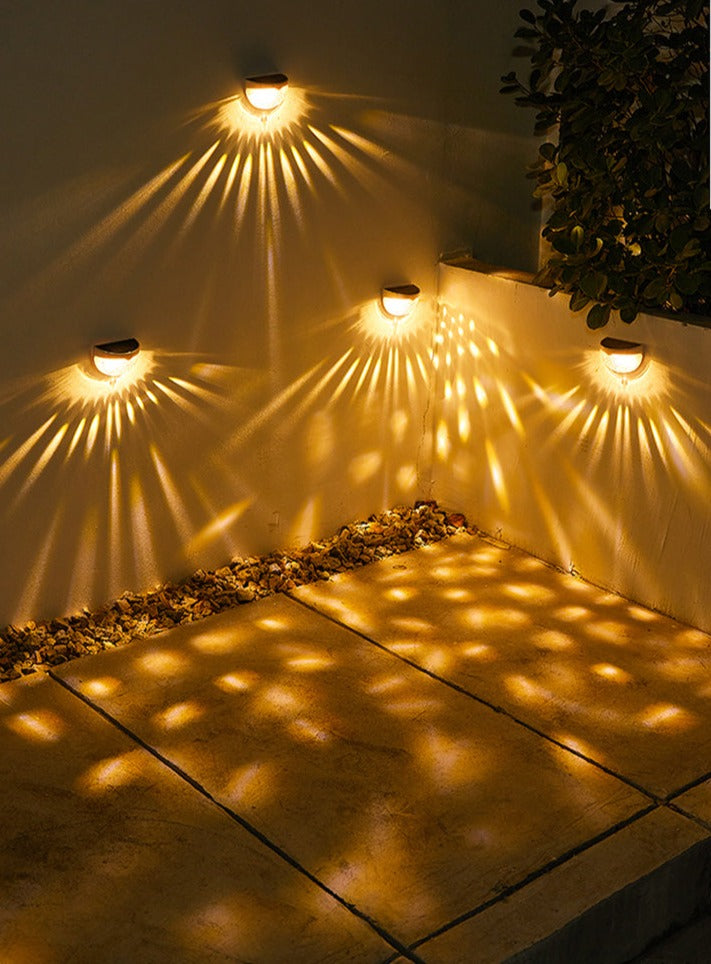 Avtoit | NoirRay – Solar Wall Lamp with Elegant Modern Glow