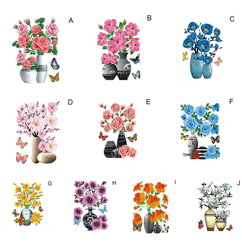 Avtoit | Blossom Booster 3D Decorative Flower Stickers