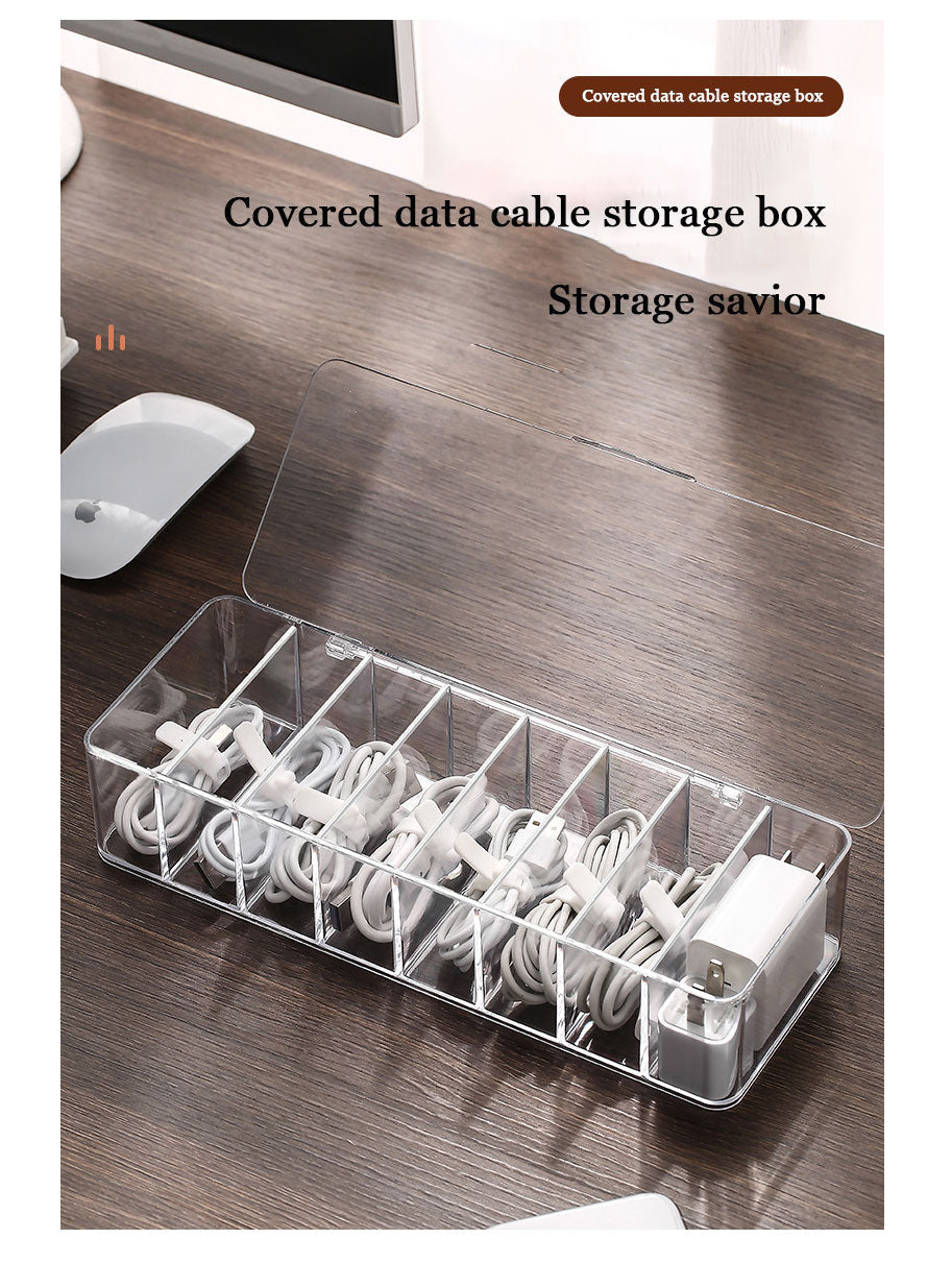 Avtoit | Transparent Cable Organizer Box
