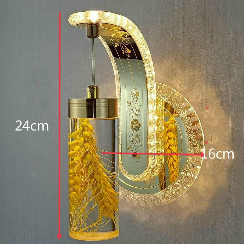 Avtoit | Elegant Crystal Flower Dimming Wall Lamp