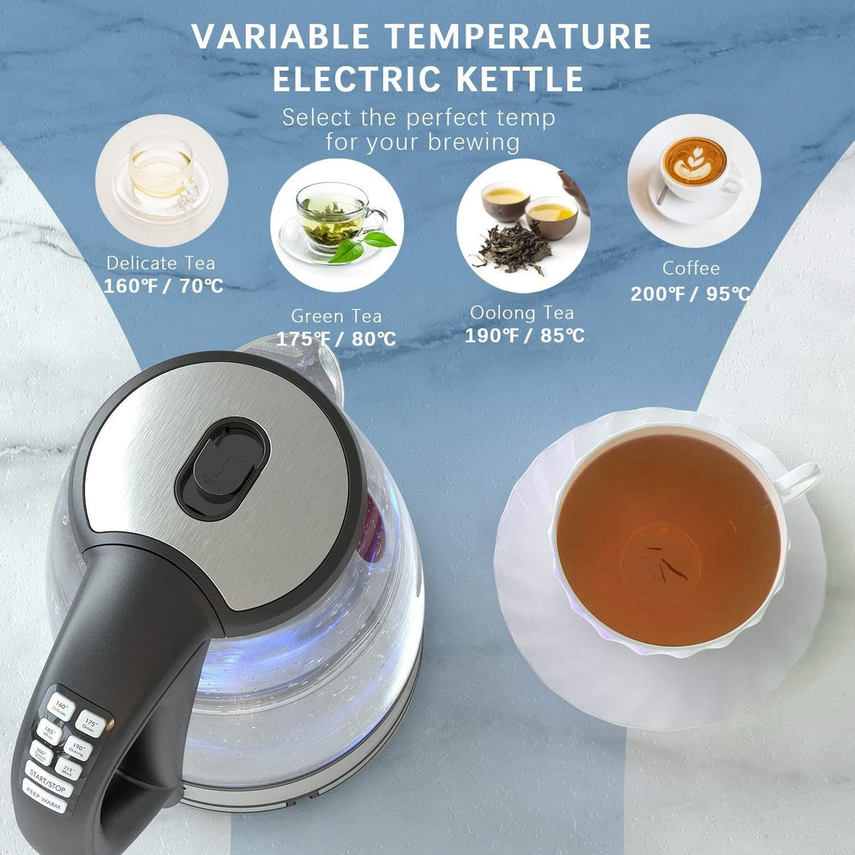 Avtoit | Smart Auto Temperature Electric Kettle