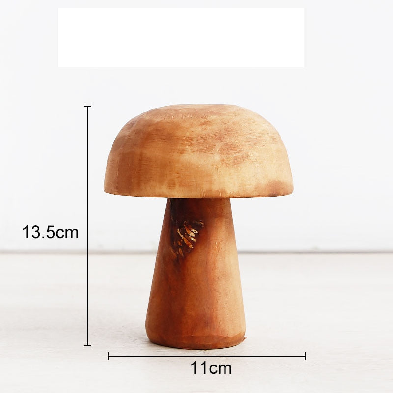 Avtoit | Mushroom Solid Wood Sculpture Home Decor