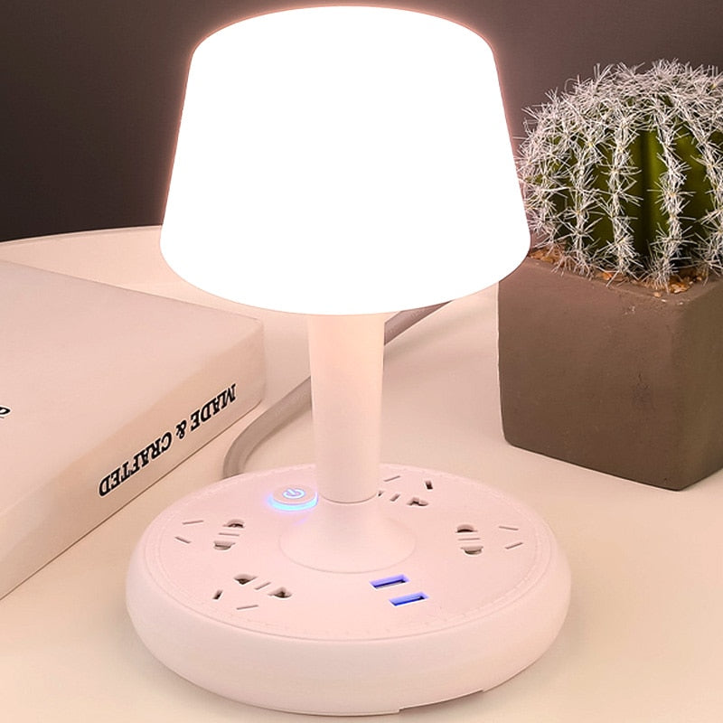 Avtoit | Multi Power Strip Phone Holder Table Lamp