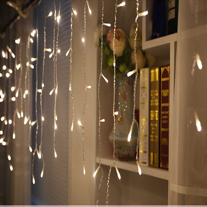 Avtoit | LED Starry Sky Icicle Light String – Decorative Light Curtains for Christmas and Garden