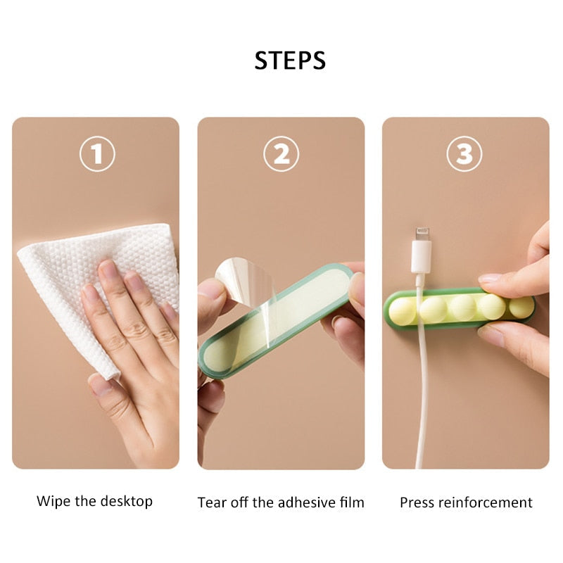 Avtoit | Multipurpose Pastel USB Cable Organizer