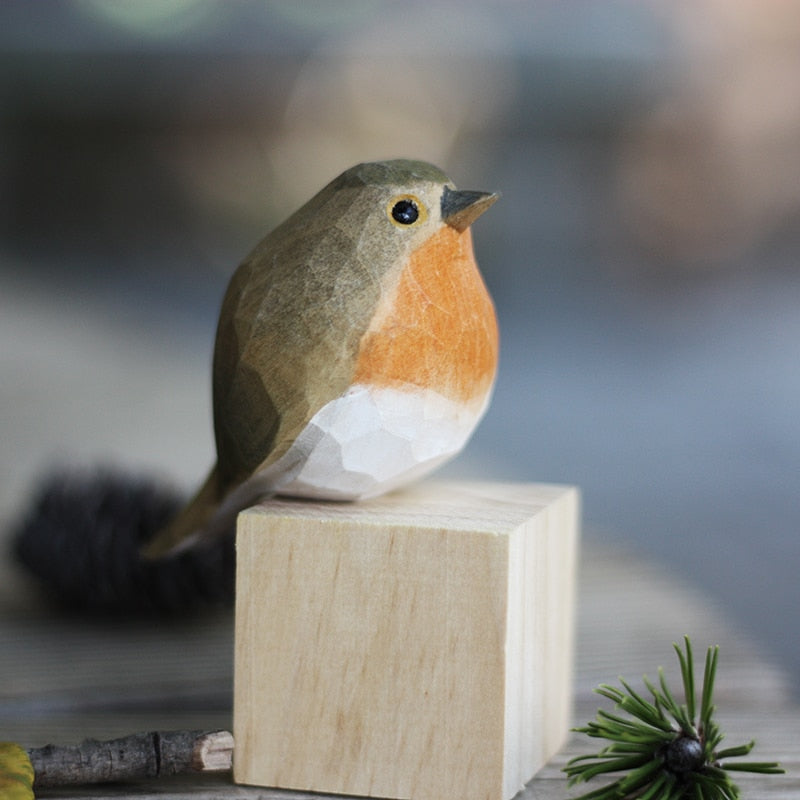 Avtoit | NordicFeathers - Elegant Wooden Bird Figurines