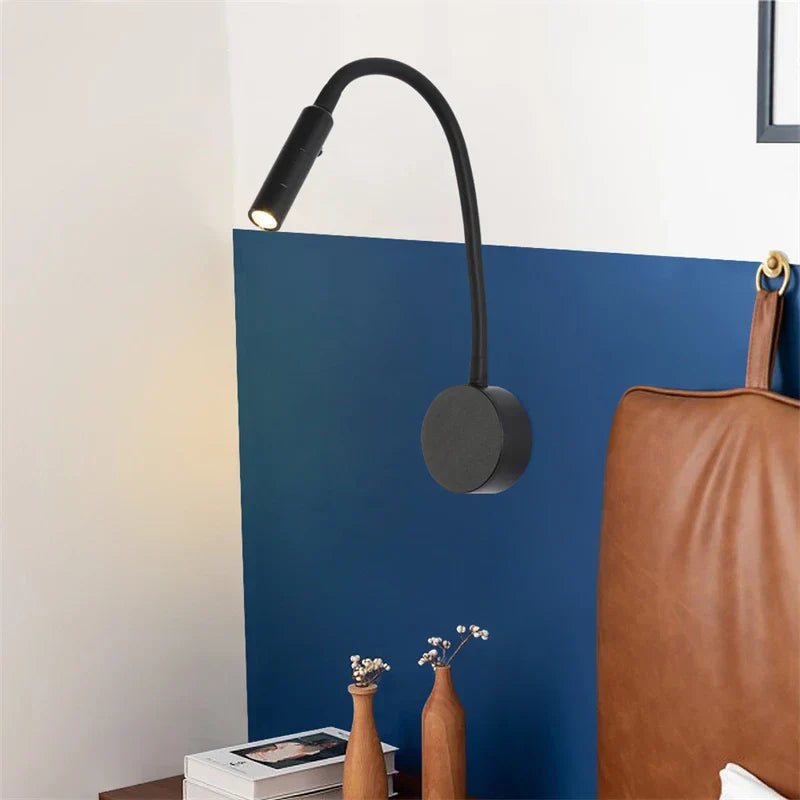 Avtoit | Modern Flexible LED Reading Wall Lamp with Switch for Bedroom and Study - 1W/3W