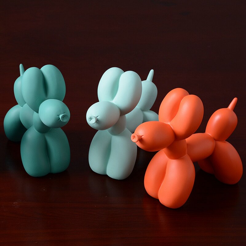 Avtoit | BalloonDog Lively Dog Sculpture | Pop-Art Decoration | Modern Home Decor | Handmade Statue