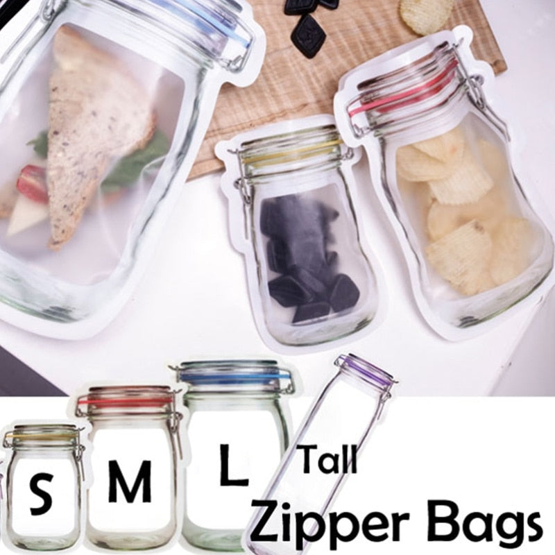 Avtoit | Reusable Transparent Jar Storage Bags