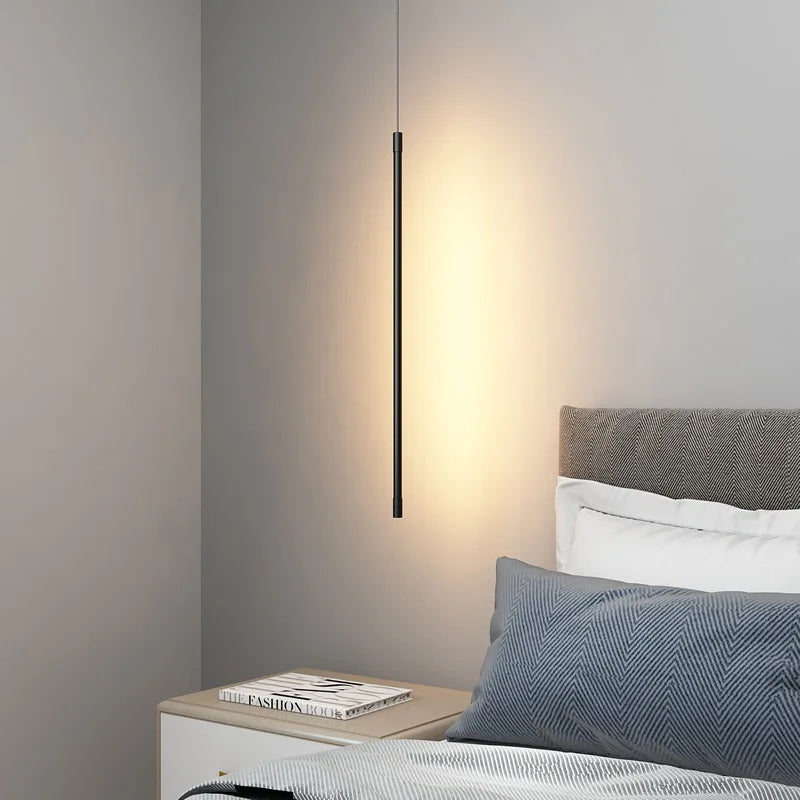 Avtoit | Nordic LED Pendant Light: Minimalist design with creative lines, perfect for the bedroom, dining area