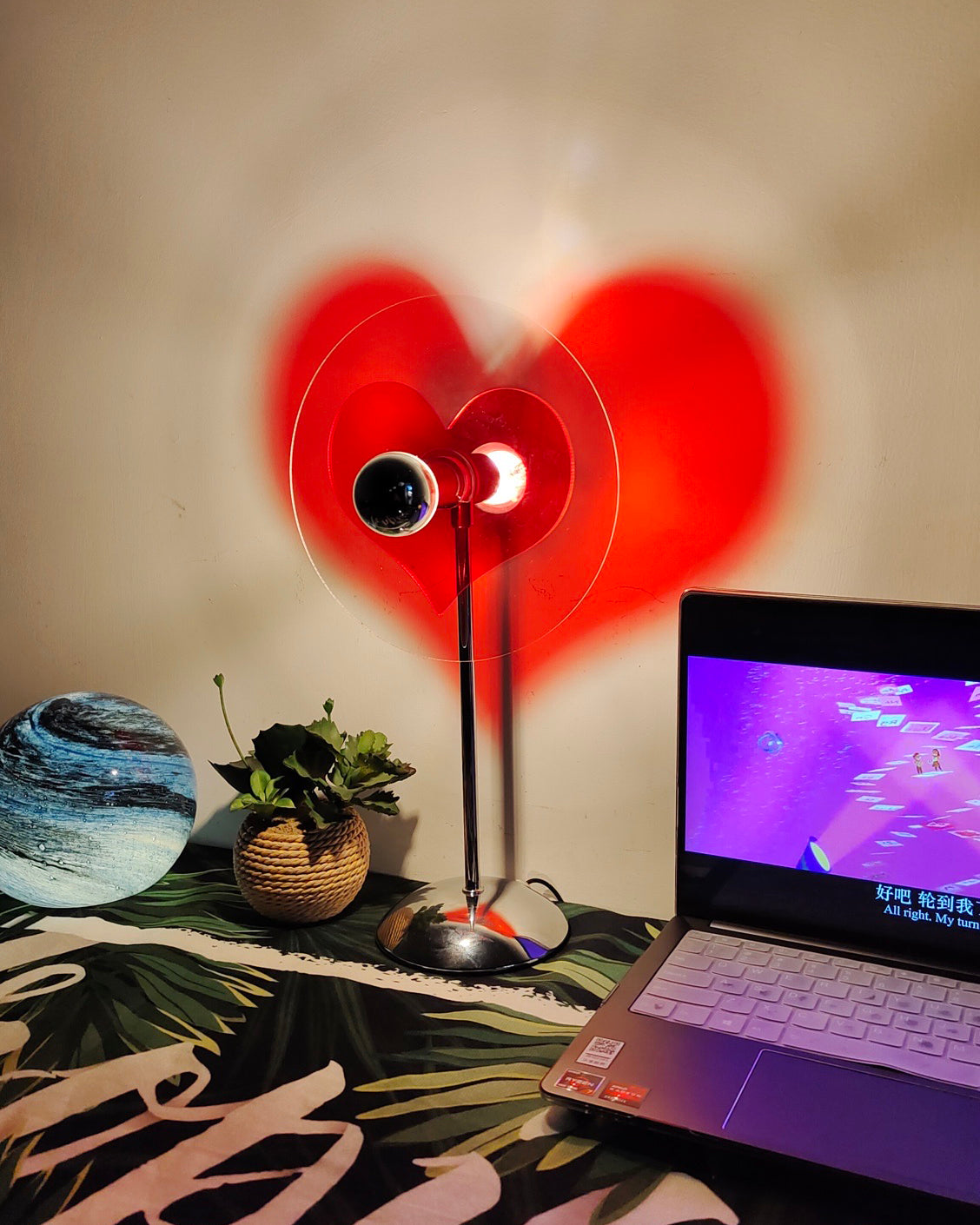Avtoit | LoveGlow – Elegant Table Lamp with Rechargeable LED