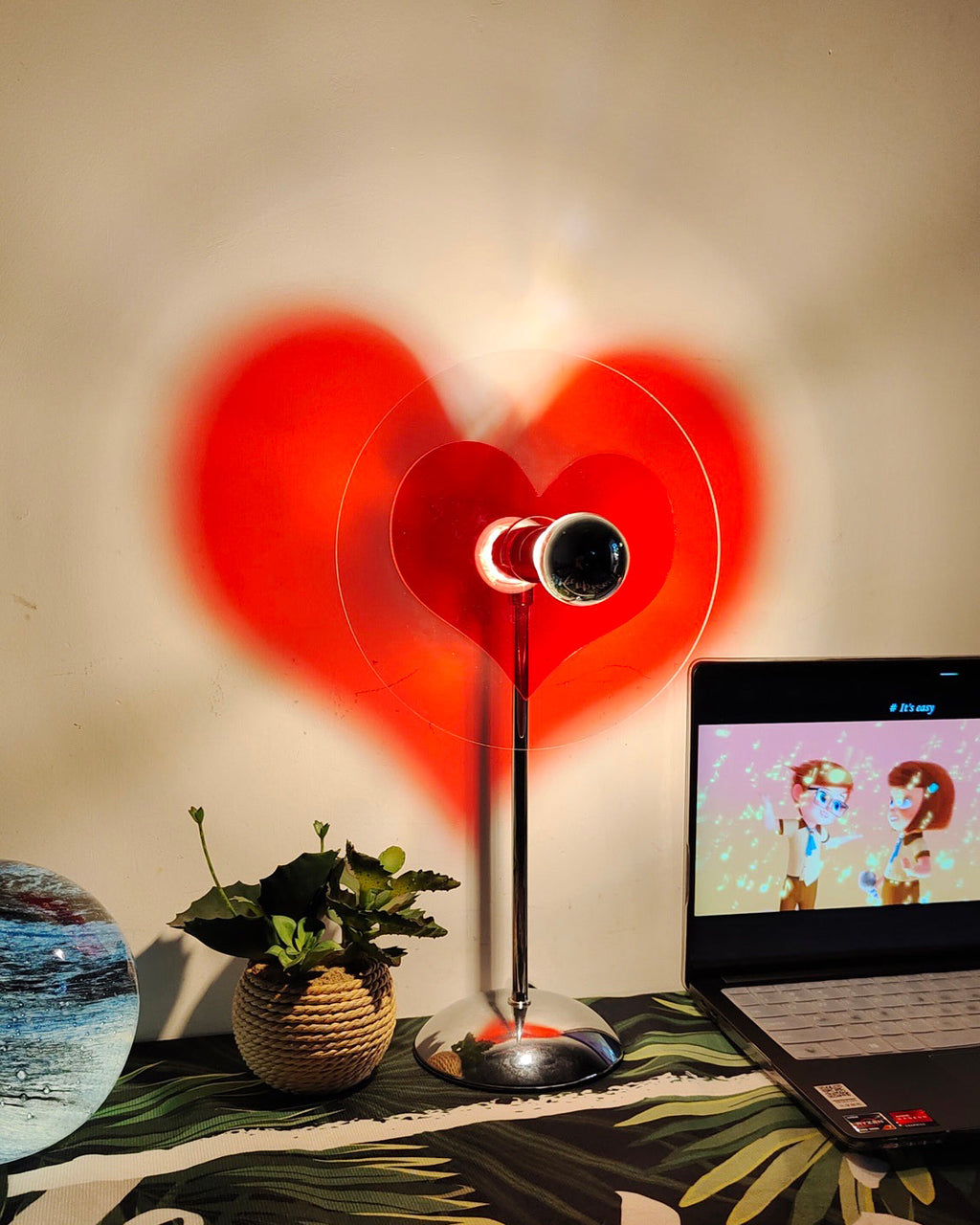Avtoit | LoveGlow – Elegant Table Lamp with Rechargeable LED