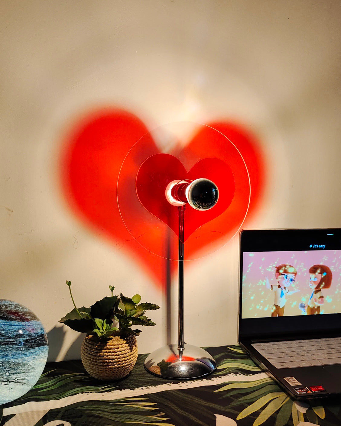 Avtoit | LoveGlow – Elegant Table Lamp with Rechargeable LED