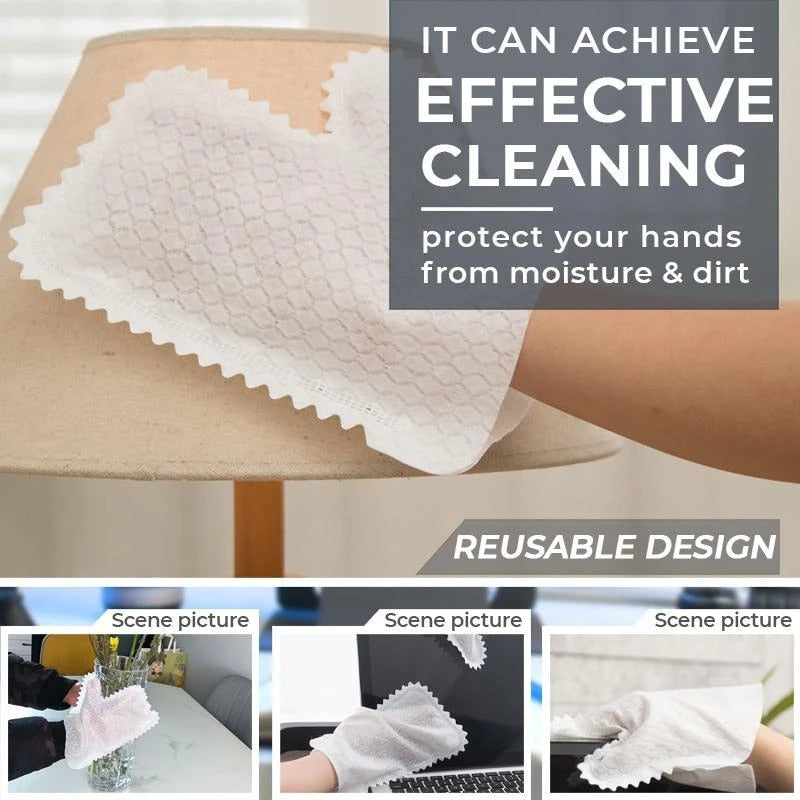 Avtoit | 10Pcs Reusable Microfiber Dust Cleaning Gloves