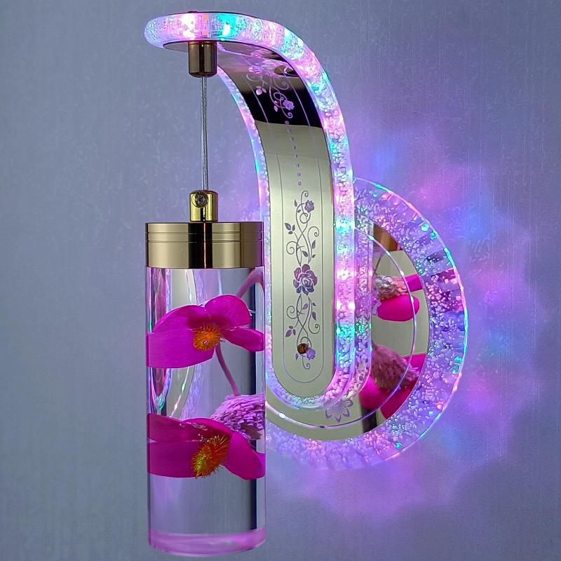 Avtoit | Elegant Crystal Flower Dimming Wall Lamp