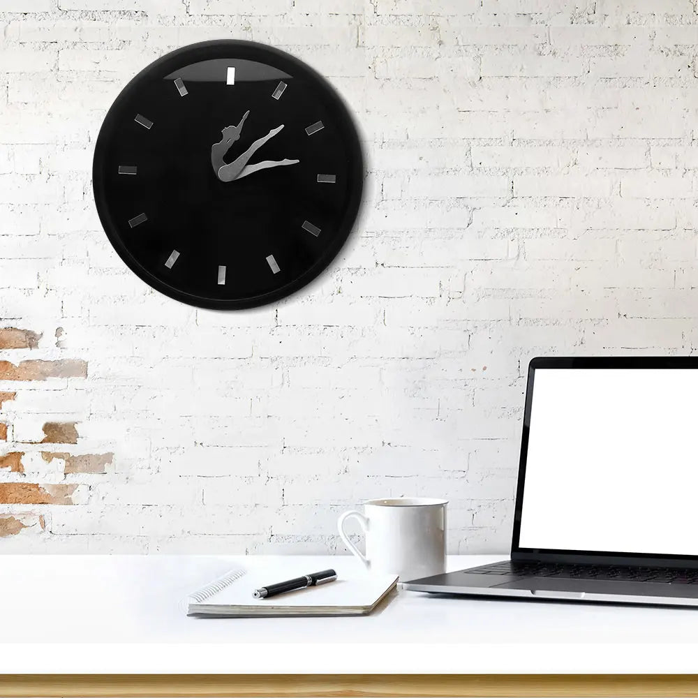 Avtoit | Dancing Ballerina Artsy Modern Wall Clock