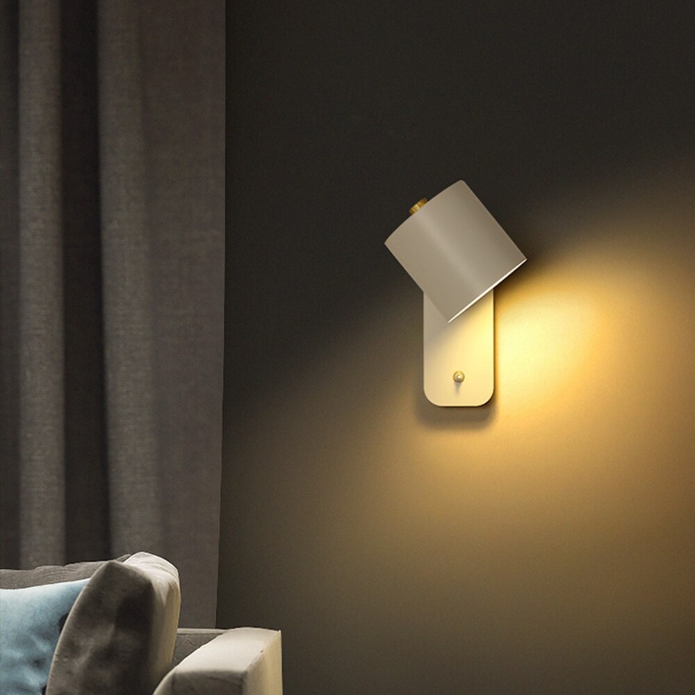Avtoit | Modern LED Wall Light with Switch – Indoor Wall Sconce for Home Decor