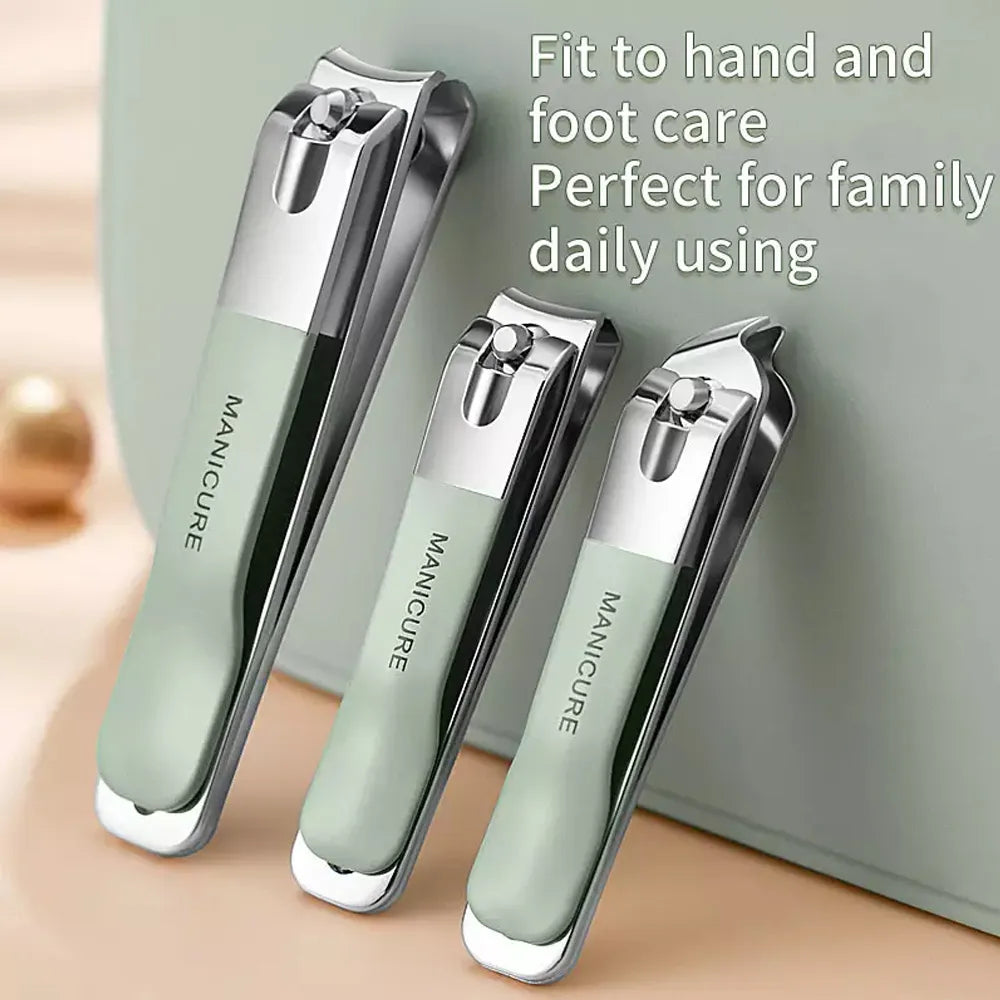 Avtoit | LuxNails | Professional Stainless Steel Manicure and Pedicure Set | Portable & Multifunctional | Luxurious Storage Box