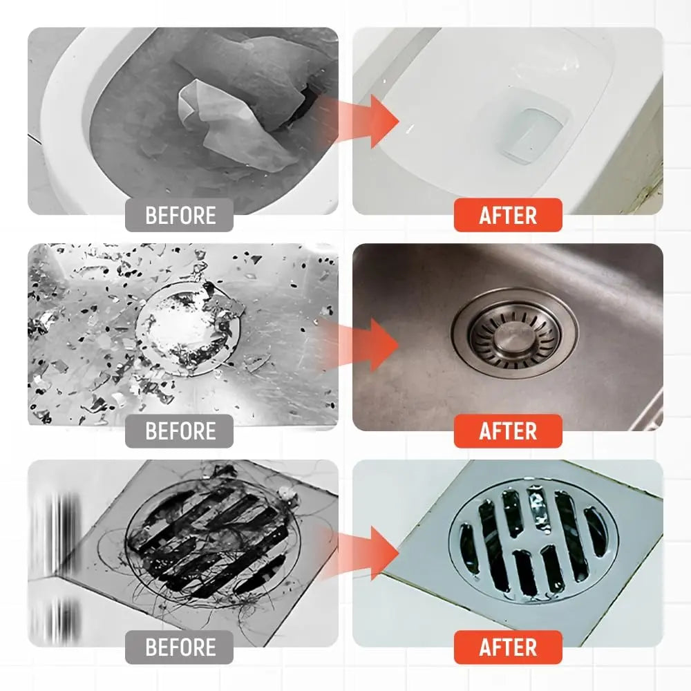 Avtoit | High Pressure Drain Cleaner for Toilet Clogs