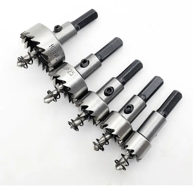 Avtoit | High-Performance Carbide Core Drill Bit Set for Metal (5 Pieces)