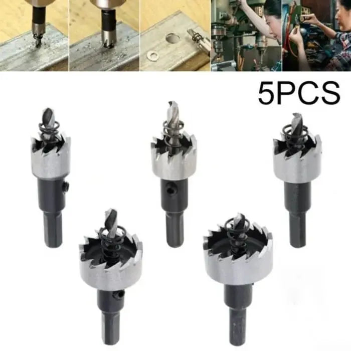 Avtoit | High-Performance Carbide Core Drill Bit Set for Metal (5 Pieces)