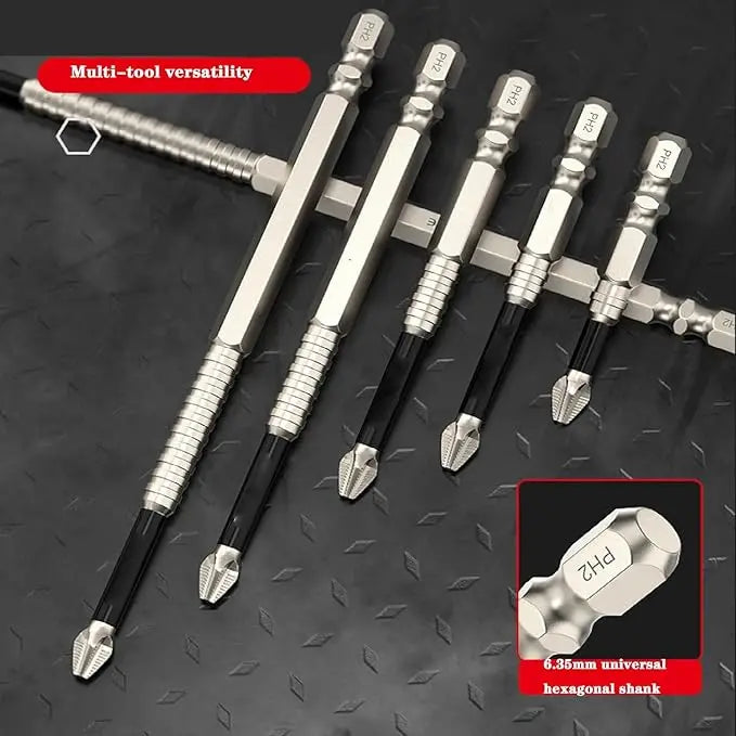 Avtoit | Magnetic Bit Attachments – Non-Slip Phillips Bits for Cordless Drills