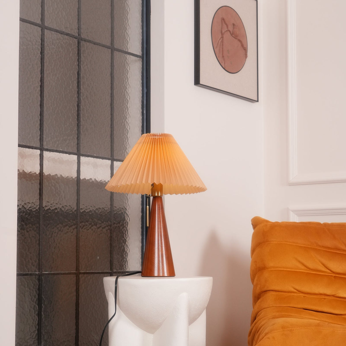 Avtoit | AntiqueRadiance – Elegant Wood and Metal Table Lamp