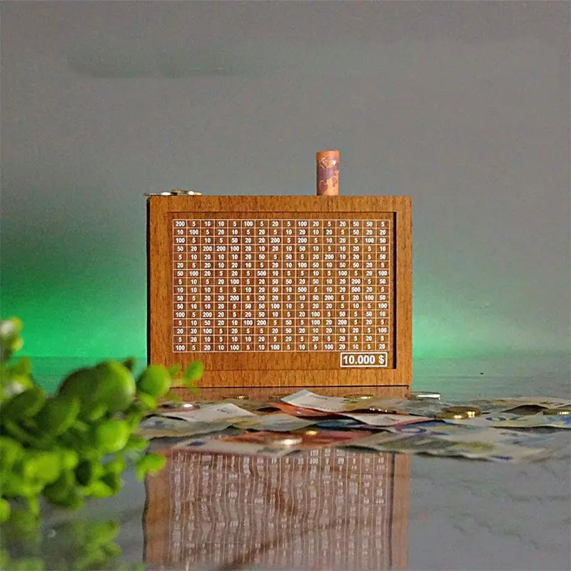 Avtoit | Wooden piggy bank with counter – Durable and Decorative