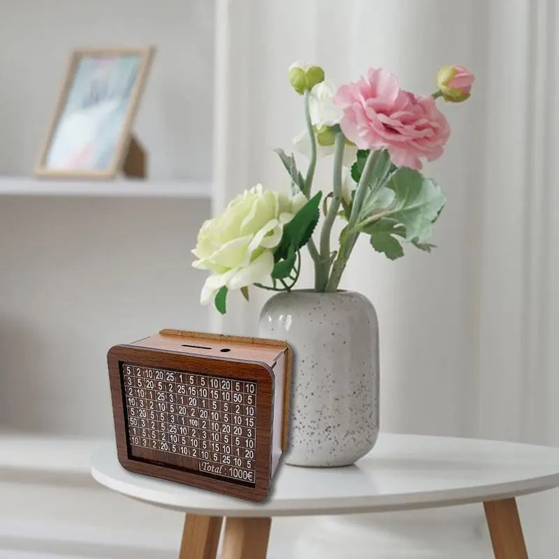 Avtoit | Wooden piggy bank with counter – Durable and Decorative