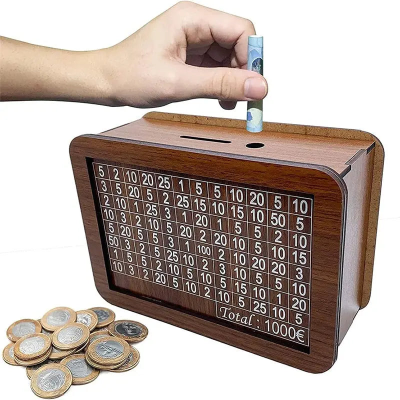 Avtoit | Wooden piggy bank with counter – Durable and Decorative