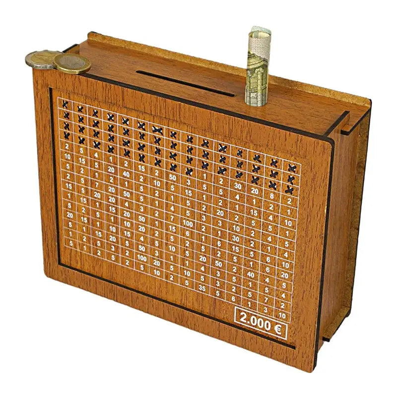 Avtoit | Wooden piggy bank with counter – Durable and Decorative