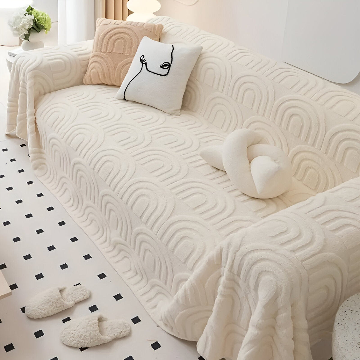 Avtoit | ArchPlush Sofa Cover | Jacquard Sofa Slipcover for All Sofa Types