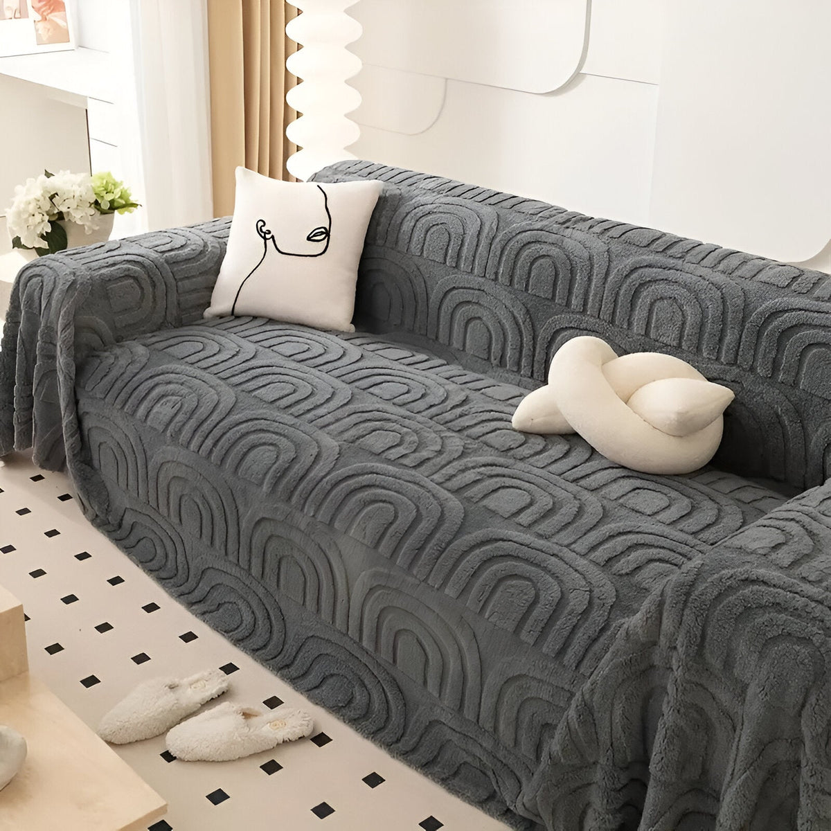 Avtoit | ArchPlush Sofa Cover | Jacquard Sofa Slipcover for All Sofa Types