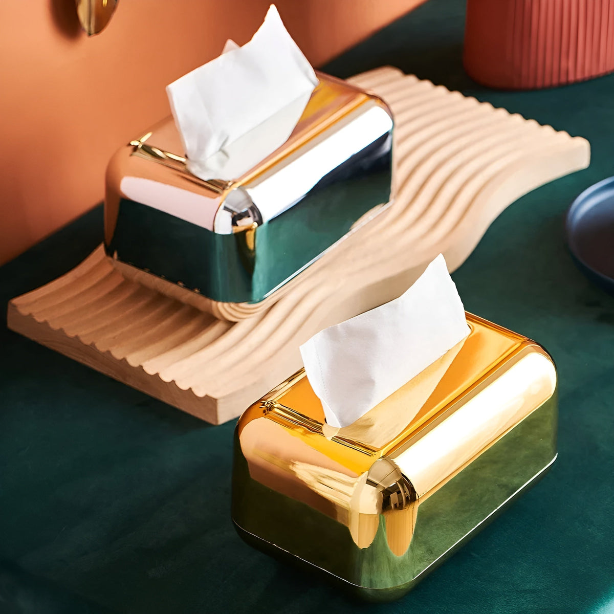 Avtoit | Elegant Tissue Box Holder with Glossy Surface
