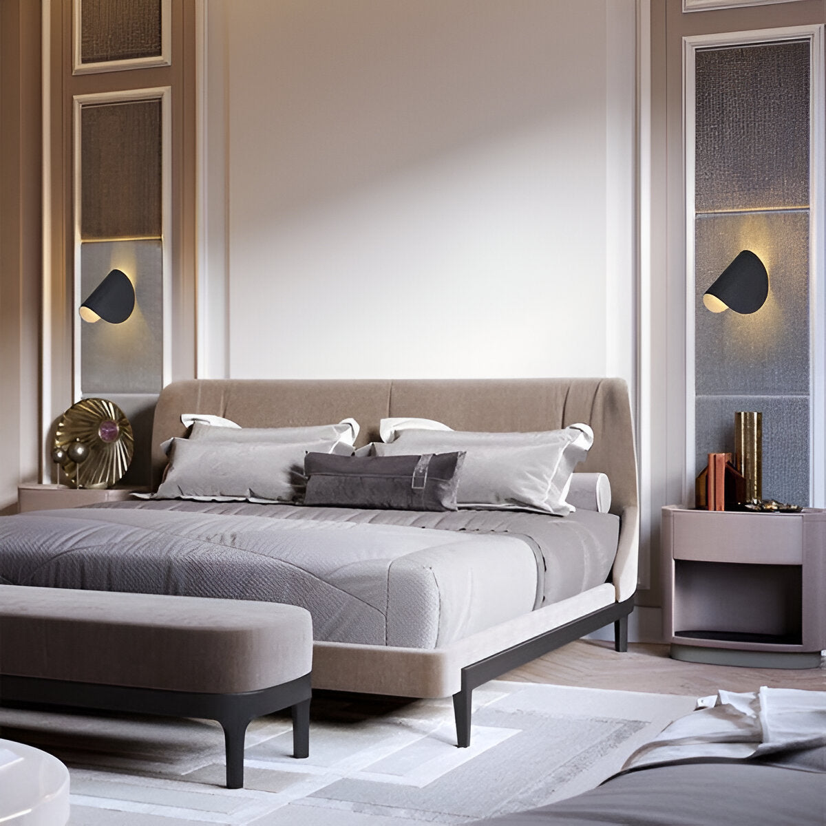 Avtoit | Twist Wall Lamp - Rotatable Metal Wall Light - Curve Wall Sconce