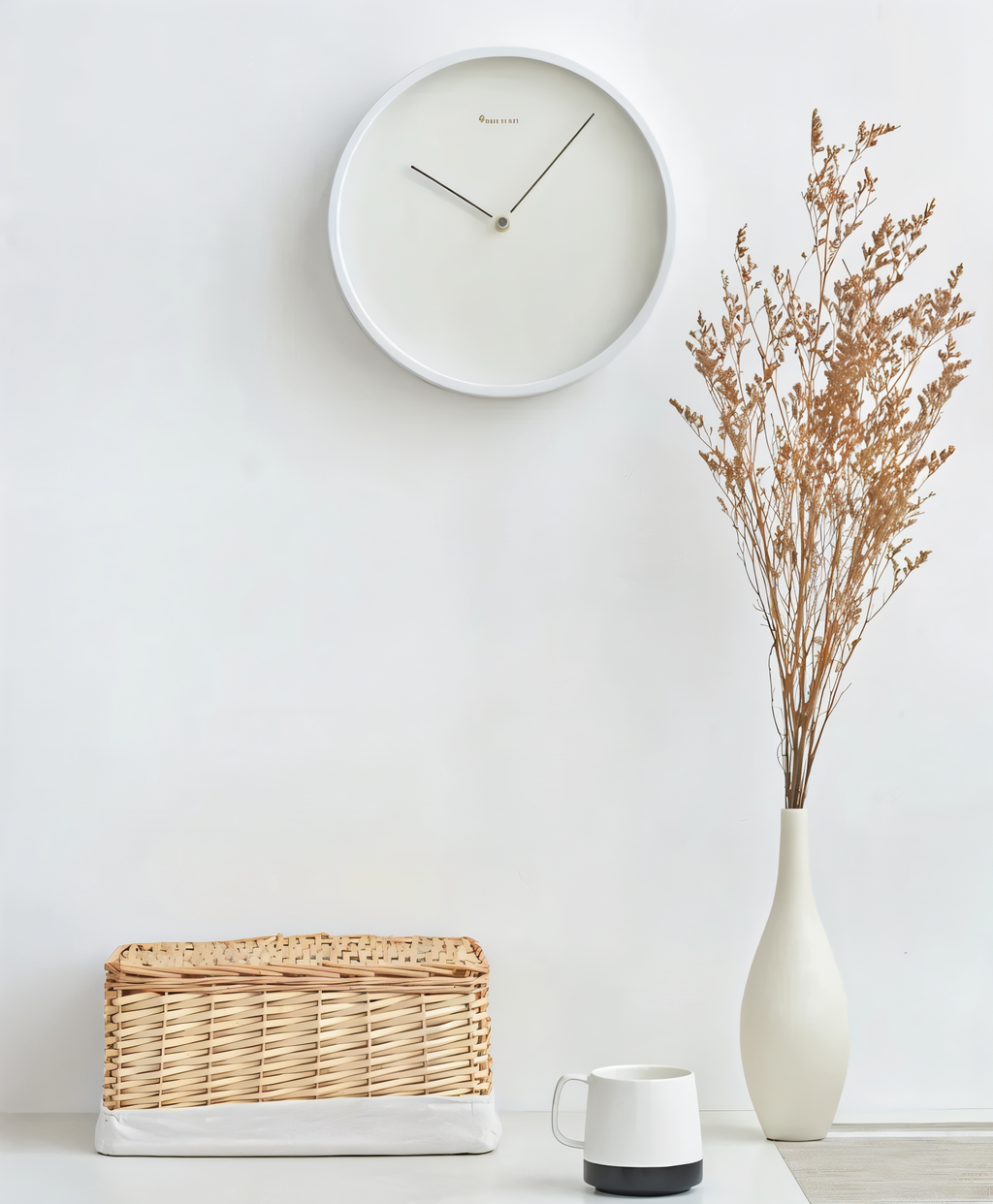Avtoit | Circ O'Clock – Modern Wall Clock Black with Silent Movement