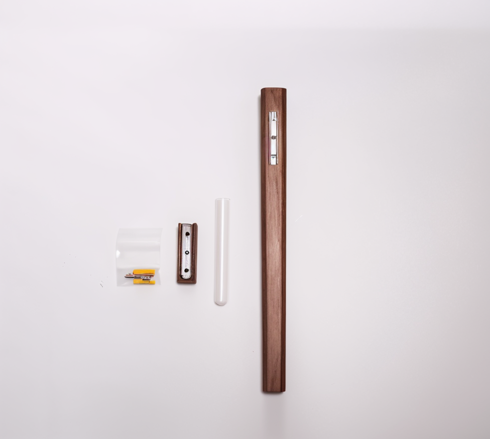 Avtoit | FreshFloret Wall-Mounted Wooden Vase – Solid Beech & Walnut Flower Display